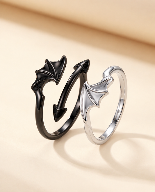 Ensemble de bagues Ange & Démon — Lui & Elle