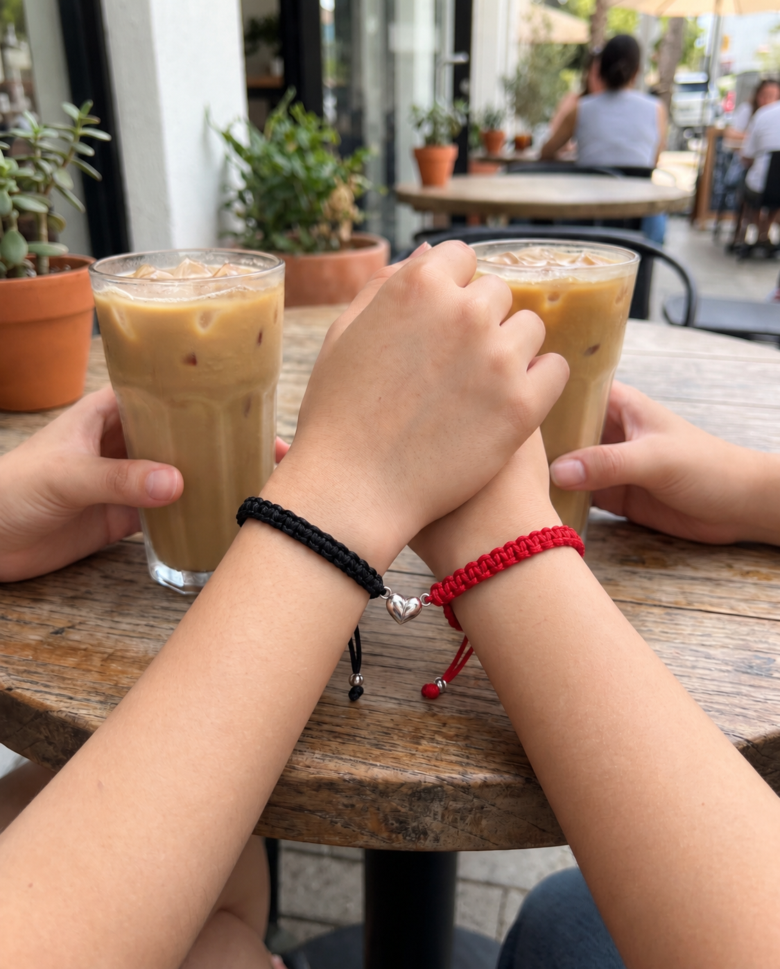 Magnetic Heart Bracelets — Set of 2