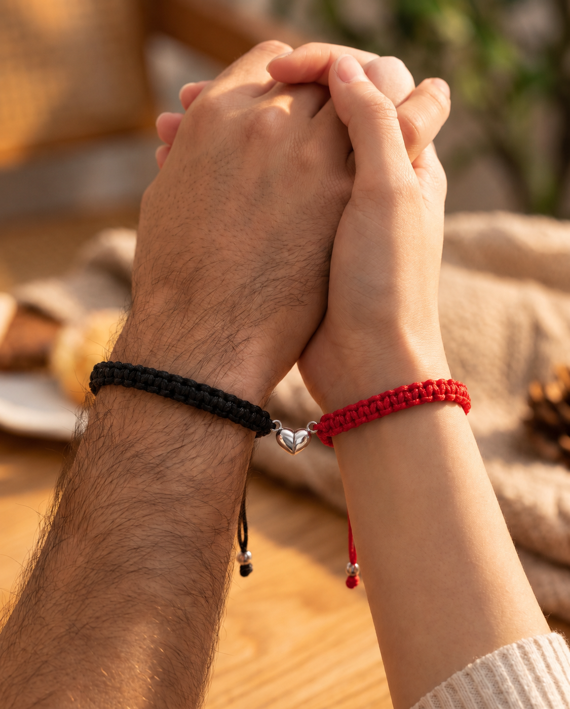 Magnetic Heart Bracelets — Set of 2