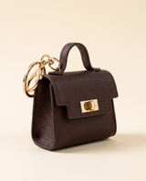 Mini Vegan Leather Bag Charm & Coin Purse