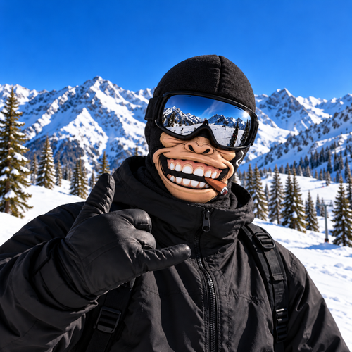 Expressive Ski Mask